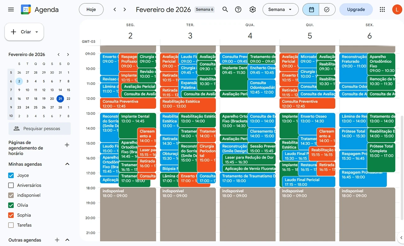 Fundo calendário de educação