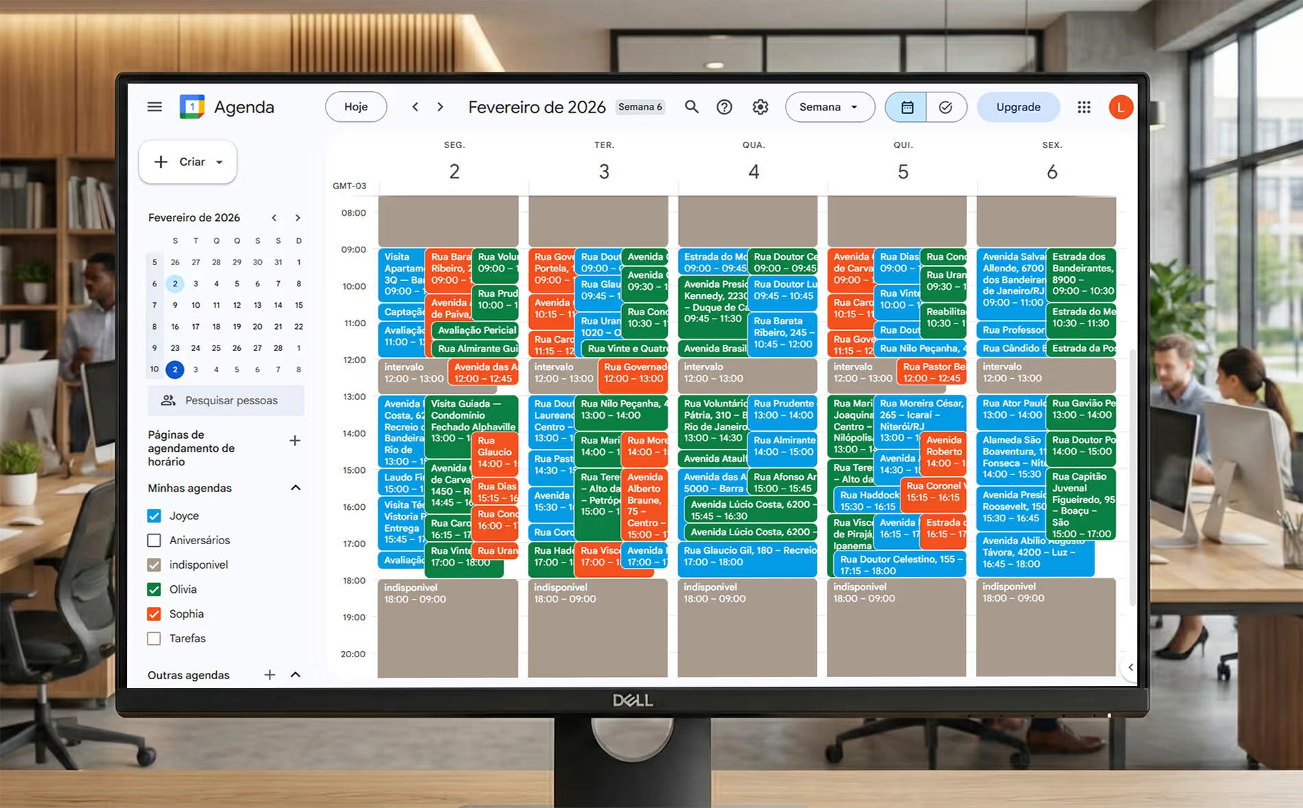 Agenda Inteligente com ClickUp